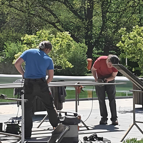 Arbeiten vor Saisonbeginn